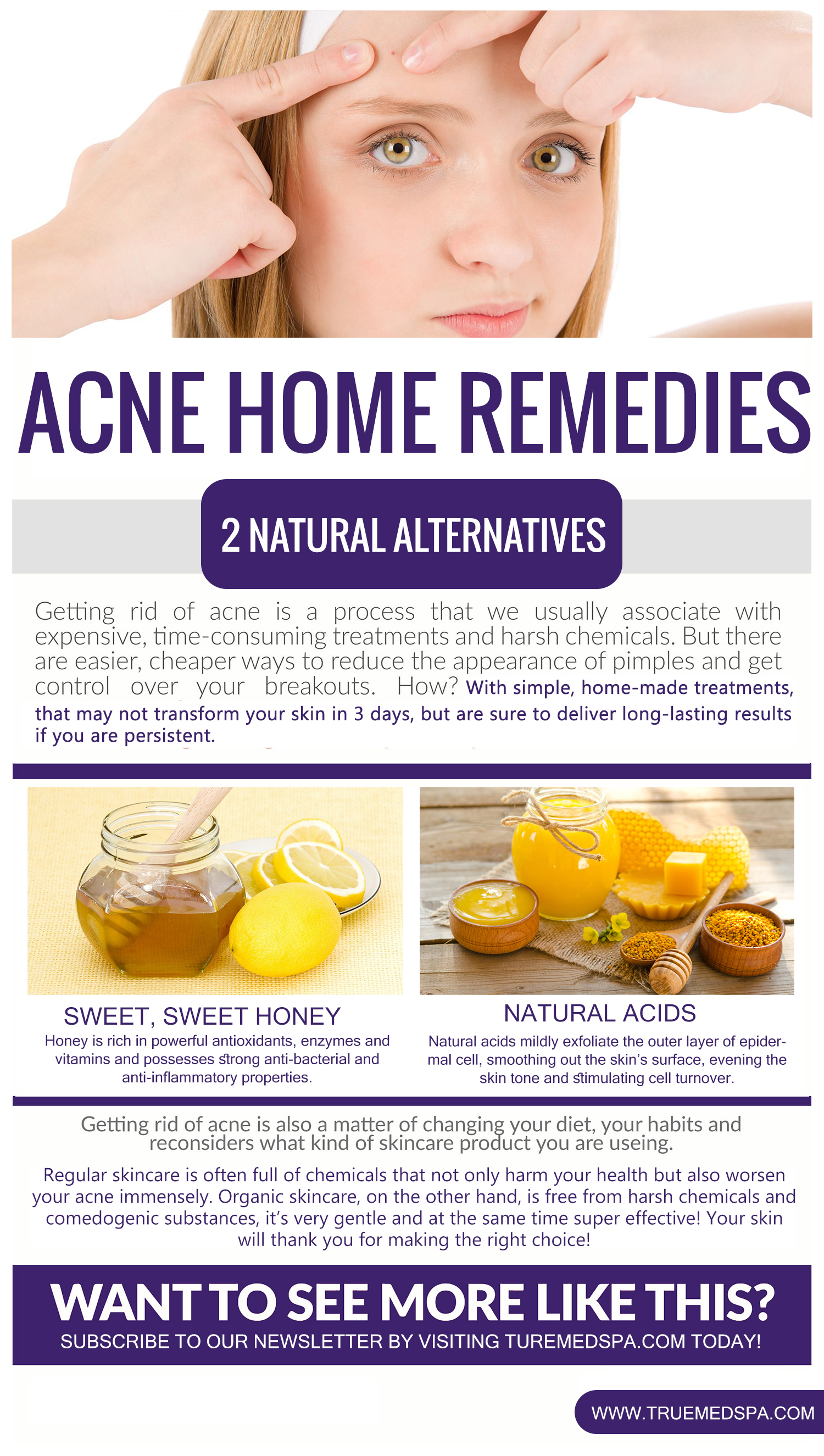 acne treatment infographic